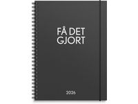 Kalender Få det gjort 2026 svart
