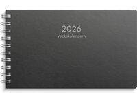 Veckokalender Eco Line 2026 svart