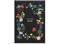 Väggkalender Illustrerad blomster 2026