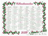 Väggkalender Lilla Hallonalmanackan 2026