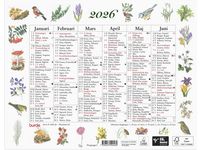 Väggkalender Lilla Naturalmanackan 2026