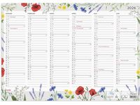 Väggblad Blomster 2026