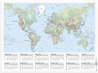 Väggblad Världskarta 2026