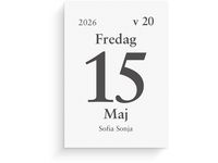 Dagblock 2026 44x63mm