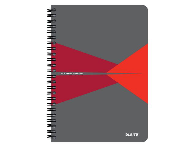 Anteckningsblock LEITZ A5 linj röd