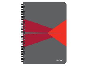 Anteckningsblock LEITZ A5 linj röd