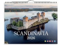 Väggkalender Scandinavia 2026