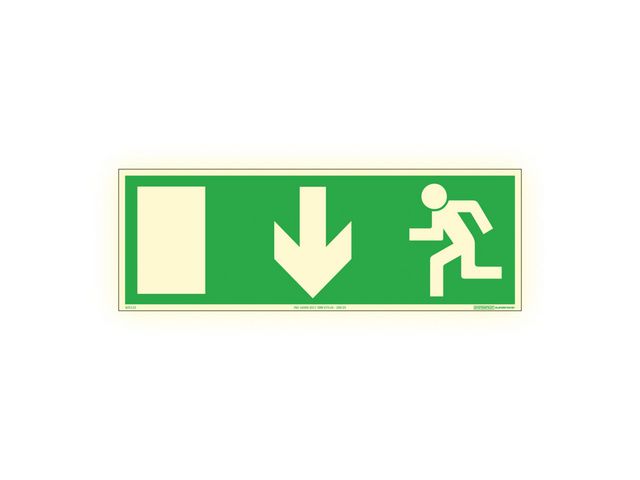 Nödutrymning rak Supernova AFS 420x148mm