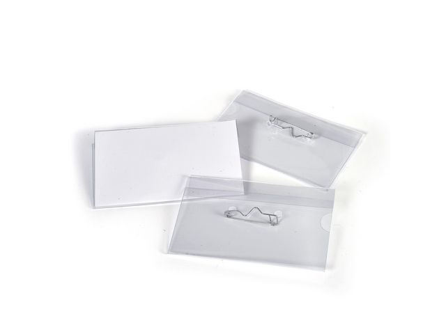 Namnskylt Nål 90x50mm 50/fp