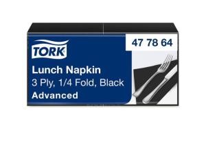 Servett TORK Lunch 3-lags svart 150/fp