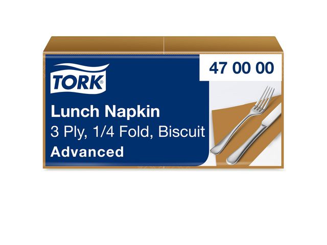 Servett TORK Lunch 3-lags beige 150/fp