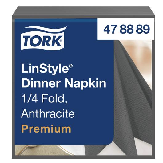 Servett TORK LinStyle antr 39x39cm 50/fp
