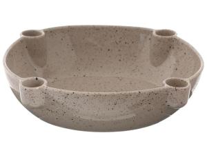 Adventsljusstake 21,7cm grå