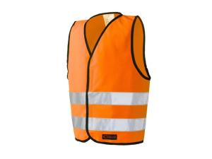 Reflexväst med Kardborre M orange