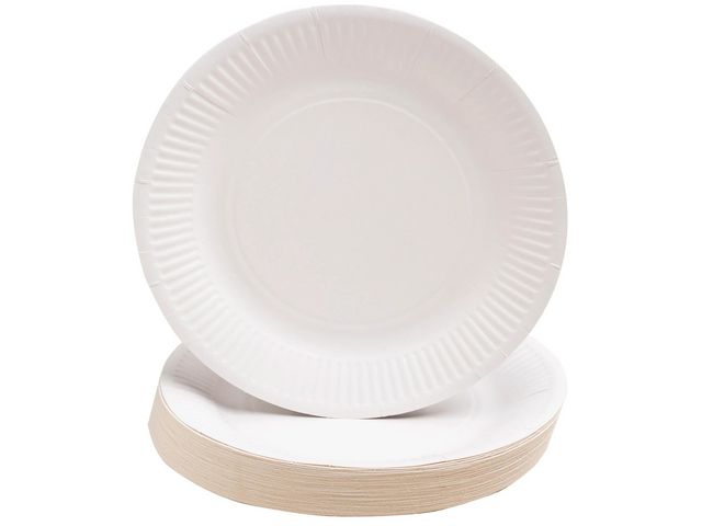 Tallrik EXACOMPTA papper 23cm 50/fp