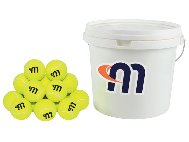 Tennisboll i hink 48/fp