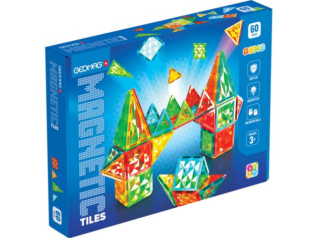 GEOMAG Ädelstenar 60 delar