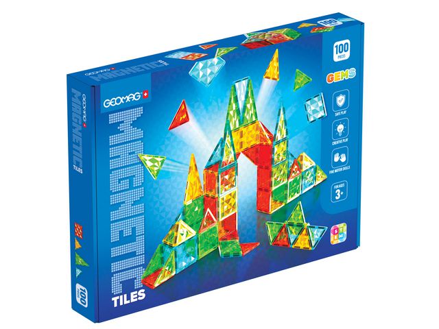 GEOMAG Ädelstenar 100 delar