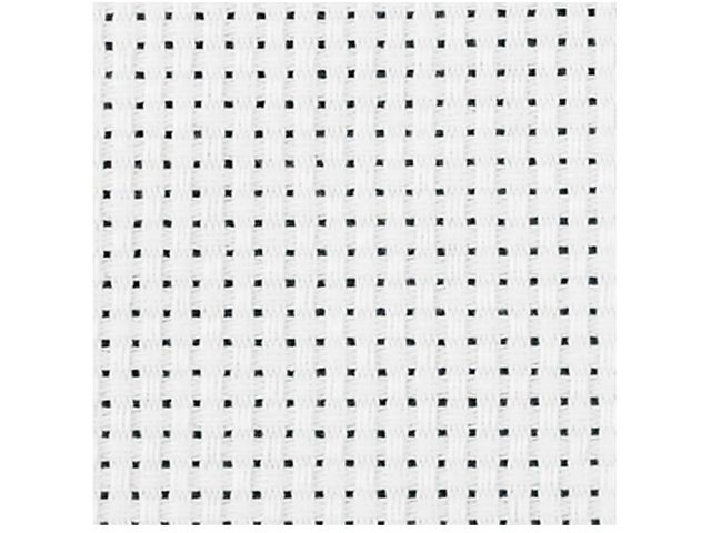 Aidaväv vit 150 cm x 3 m/fp 3,5 rutor/c