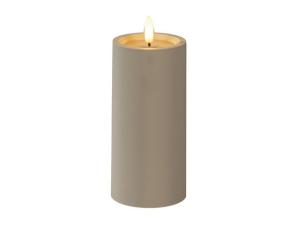 Blockljus KONSTSMIDE LEDtimer beige 15cm