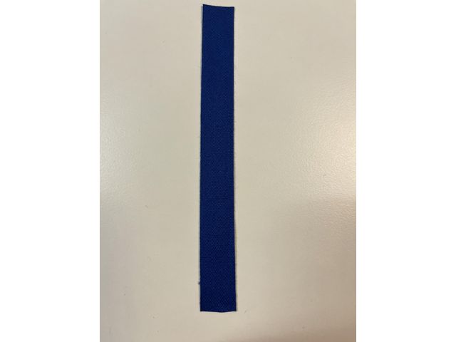 Bomullsband 50mx13mm blå