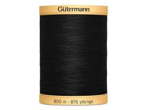 Sytråd Gütermann bomull 800m svart