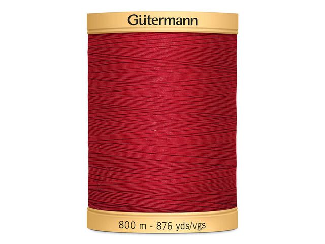 Sytråd Gütermann bomull 800m röd