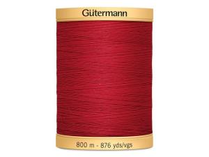 Sytråd Gütermann bomull 800m röd