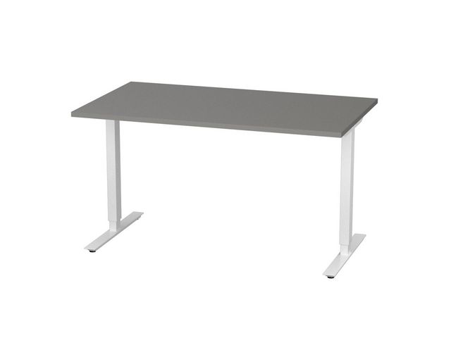 Bord höj/sänk Basic 1400x800 grå/vit