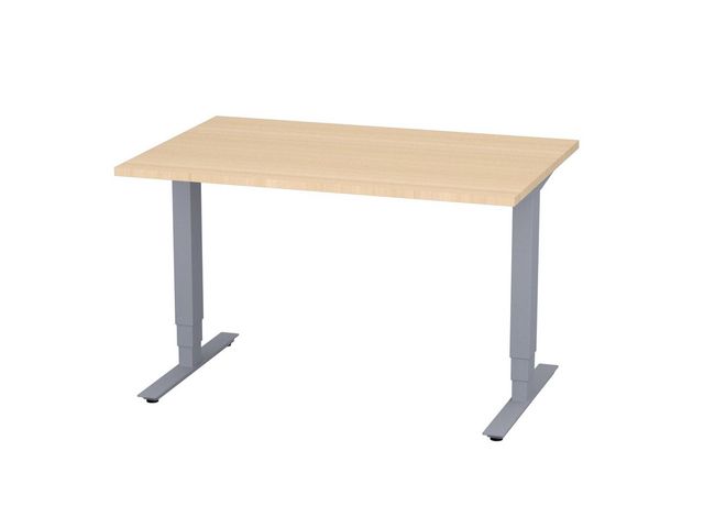 Bord höj/sänk Pro 1200x800 björk/silver