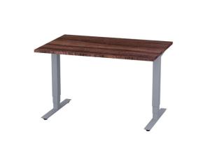 Bord höj/sänk Pro 1200x800 valnöt/silver