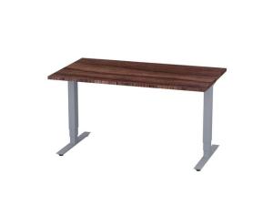 Bord höj/sänk Pro 1400x800 valnöt/silver