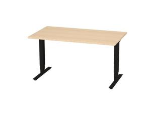 Bord höj/sänk Pro 1400x800 björk/svart