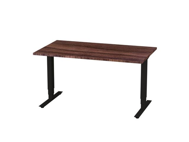 Bord höj/sänk Pro 1400x800 valnöt/svart