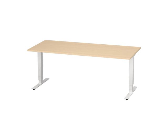 Bord höj/sänk Pro 1800x800 björk/vit
