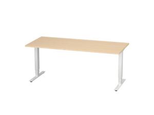 Bord höj/sänk Pro 1800x800 björk/vit