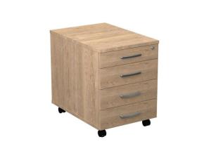 Hurts mobil 4 lådig, djup 600mm ek