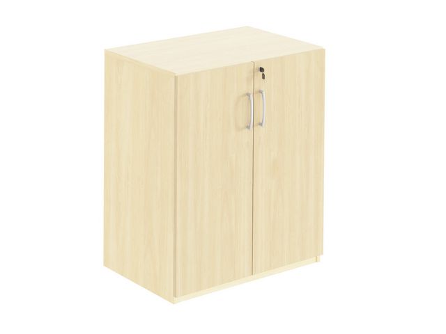 2xA4-hylla med dörrar björk