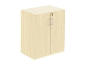 2xA4-hylla med dörrar björk