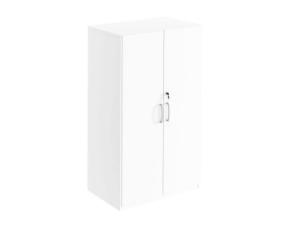 3xA4-hylla med dörrar vit