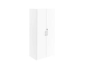 4xA4-hylla med dörrar vit