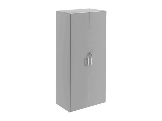 4xA4-hylla med dörrar grå