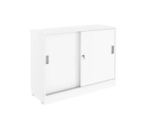 Skjutdörrskåp 2xA4 1200 mm vit