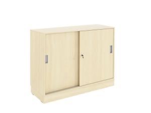 Skjutdörrskåp 2xA4 1200 mm björk