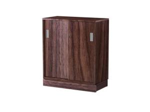 Skjutdörrskåp 2xA4 800 mm valnöt