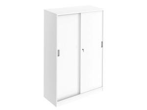 Skjutdörrskåp 3xA4 800 mm vit