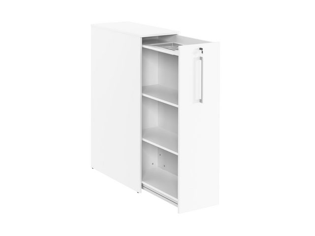 3xA4 sidoskåp höger vit