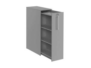 3xA4 sidoskåp höger grå