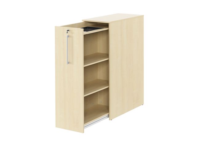 3xA4 sidoskåp vänster björk