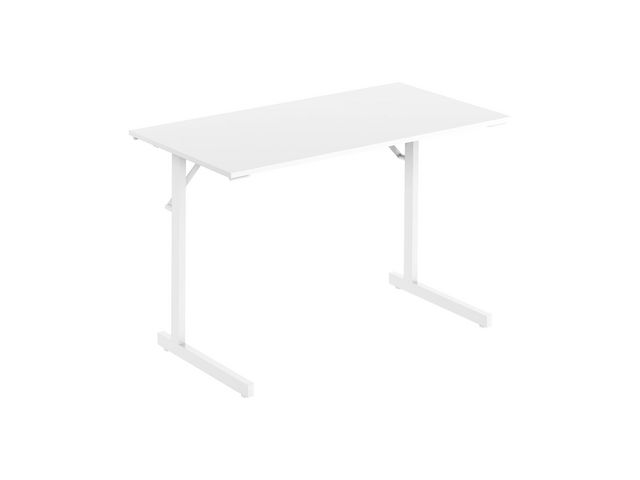 Fällbord 1200x500x715x18 vit/vit